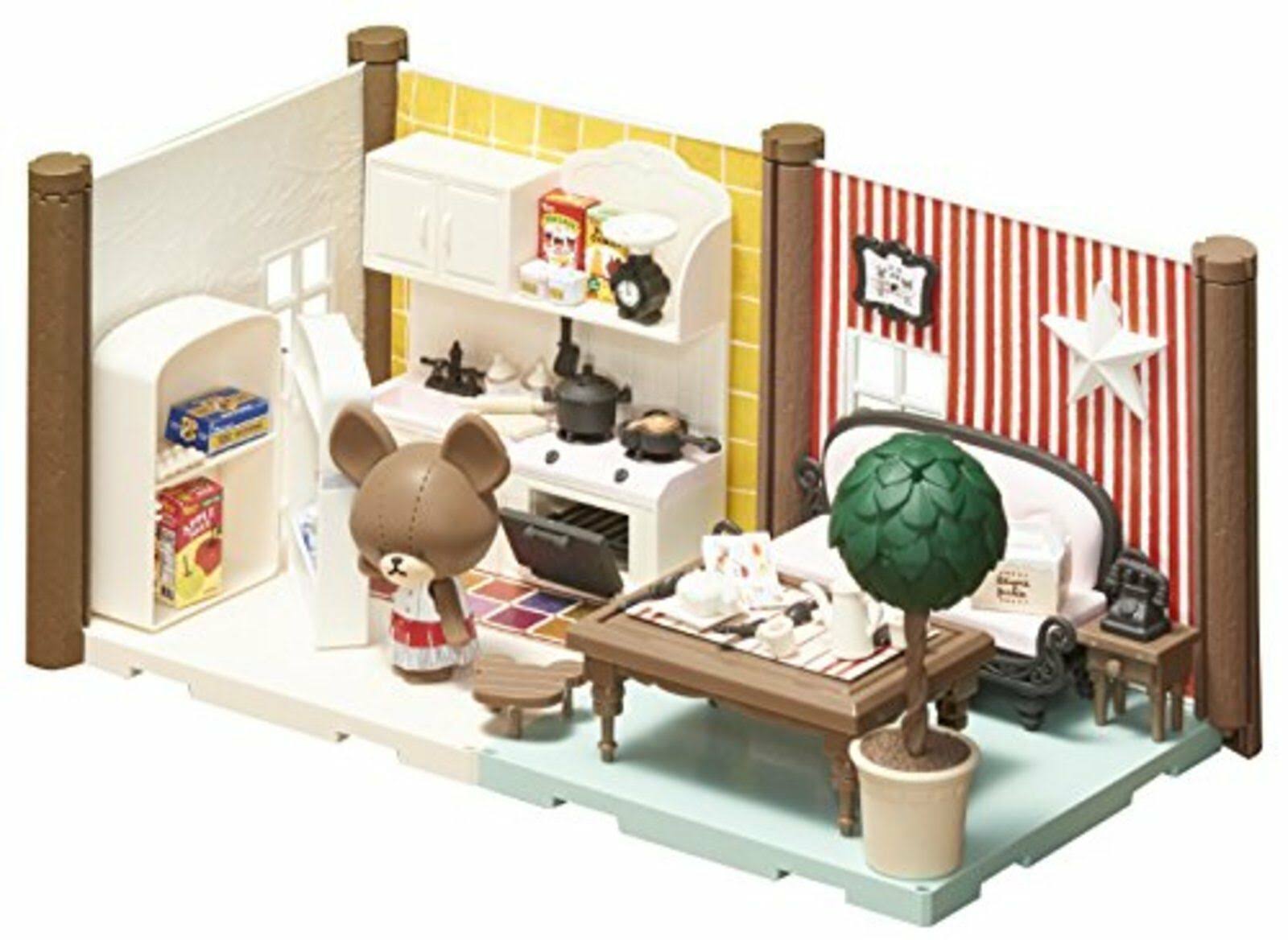 *Hakorumu Bears School Kitchen & Dining Kit Color-Coded pre-Plastic