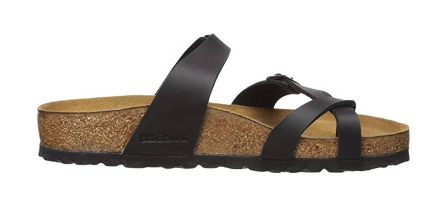 Birkenstock Mayari Women's Sandals Black Oiled Leather : 39 (US Women's 8-8.5) Regular
