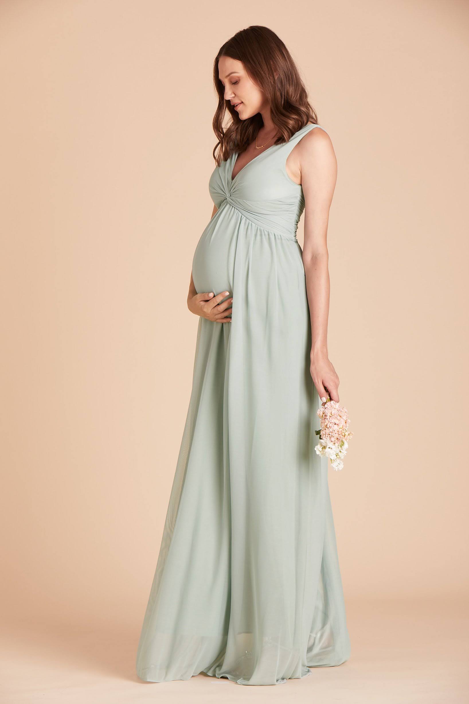 Birdy Grey Lianna Bridesmaid Dress in Sage S / Sage