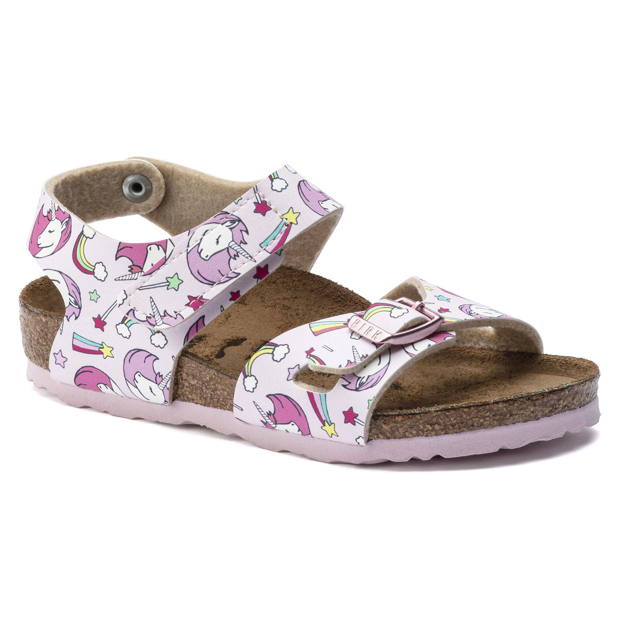 Birkenstock Kids Colorado Birko-Flor Unicorn Rose Back-Strap Sandals