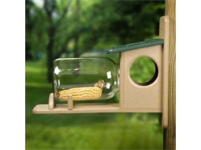 Birds Choice Recycled Jar Squirrel Feeder