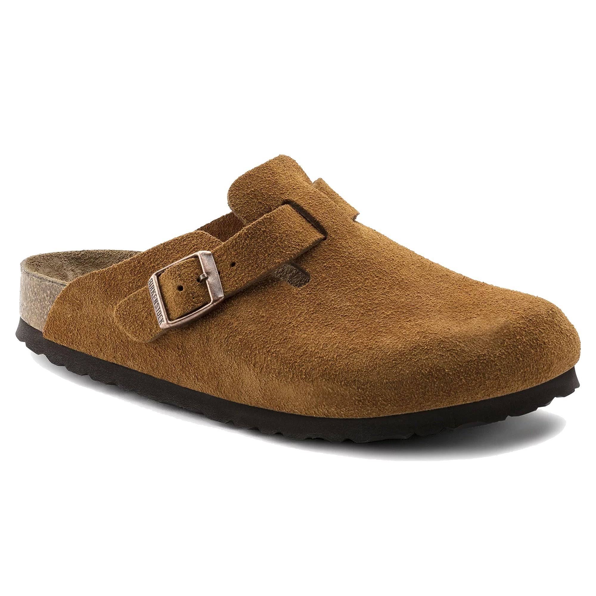 Birkenstock Boston Soft Footbed (42 Mink Suede)