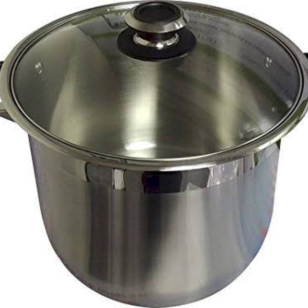 Ballington 20 Quart Stainless Steel Stock Pot with Glass Lid