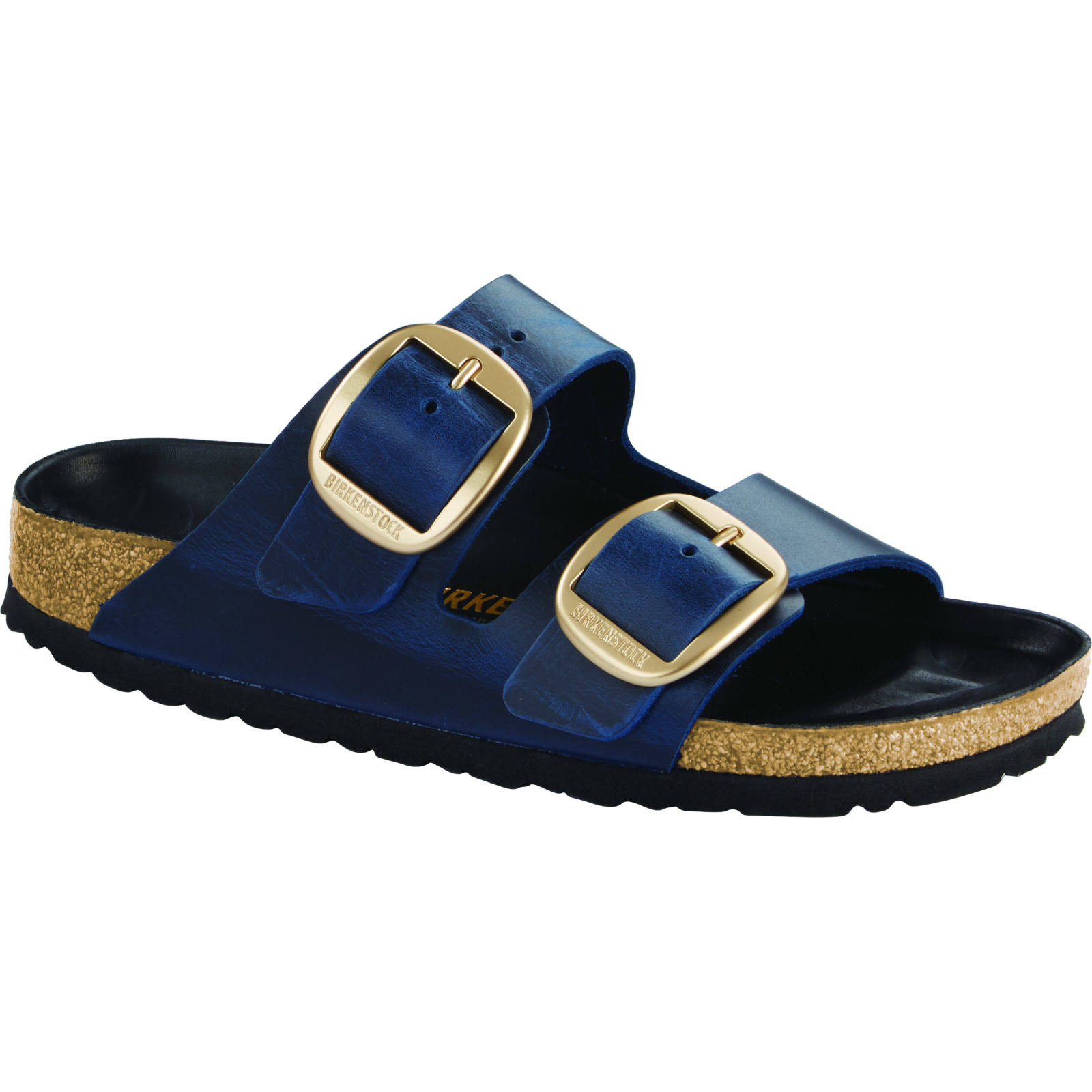 Birkenstock Arizona Big Buckle Women's Shoes Blue Oiled Leather : 36 (US Women's 5-5.5) Narrow