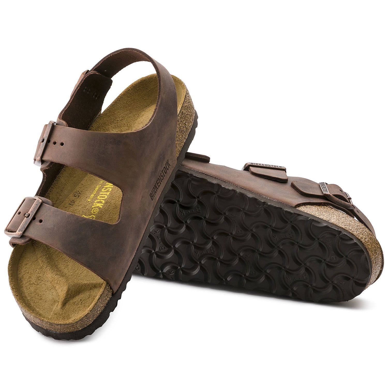 Birkenstock Milano Sandal - 41 - Habana Oiled Leather
