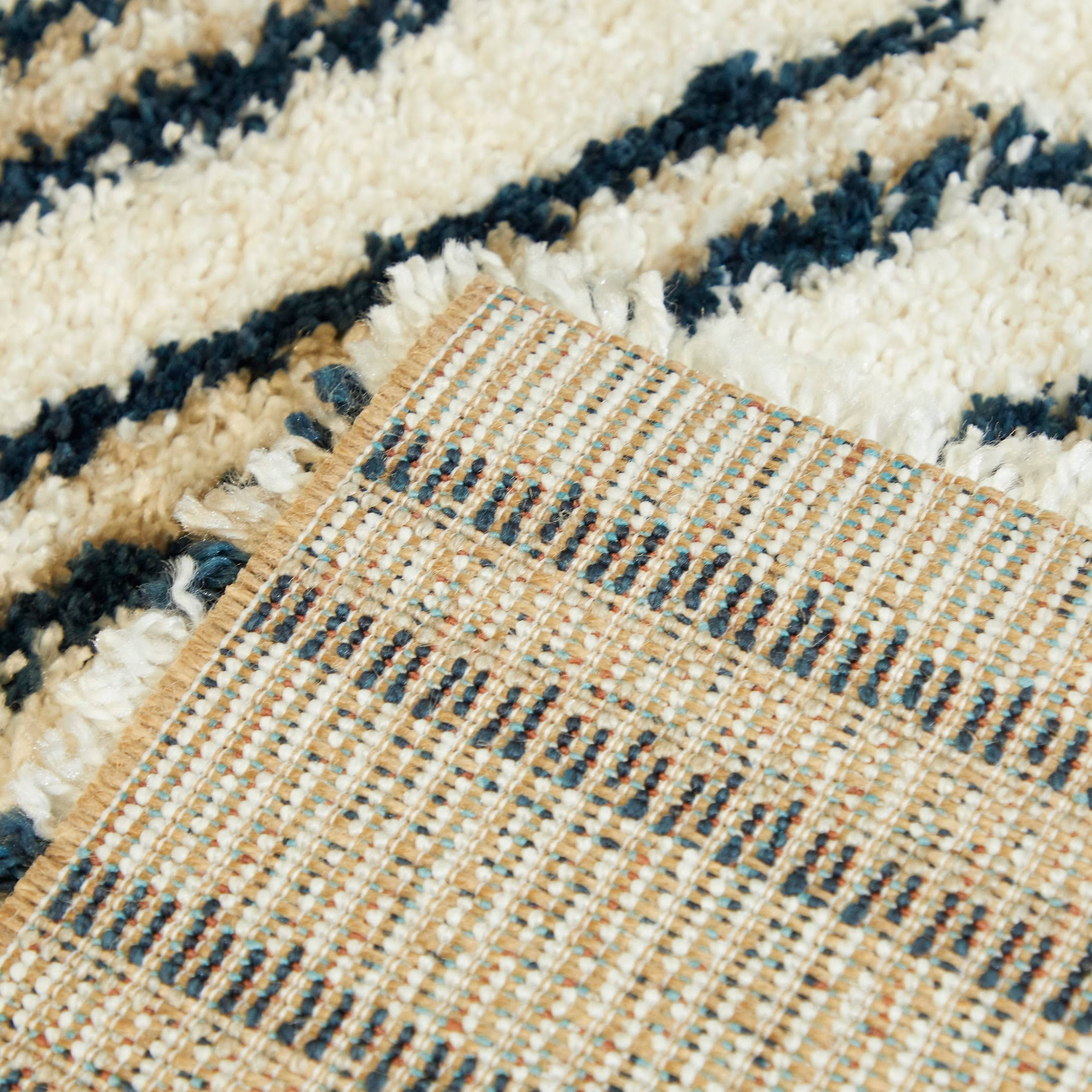 Forbes Modern Shag Area Rug - 7&10x22 x 10& - White