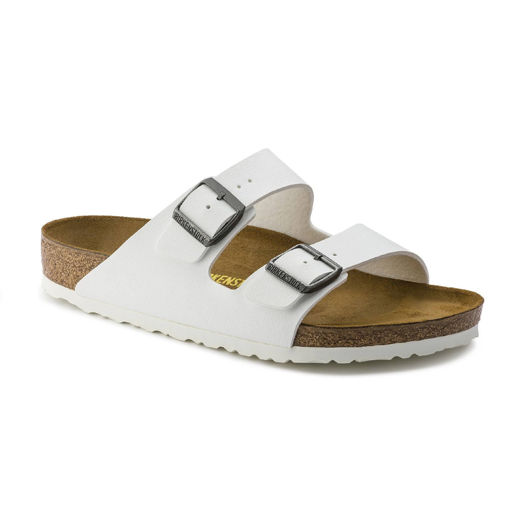 Birkenstock Arizona Birko-Flor (White)