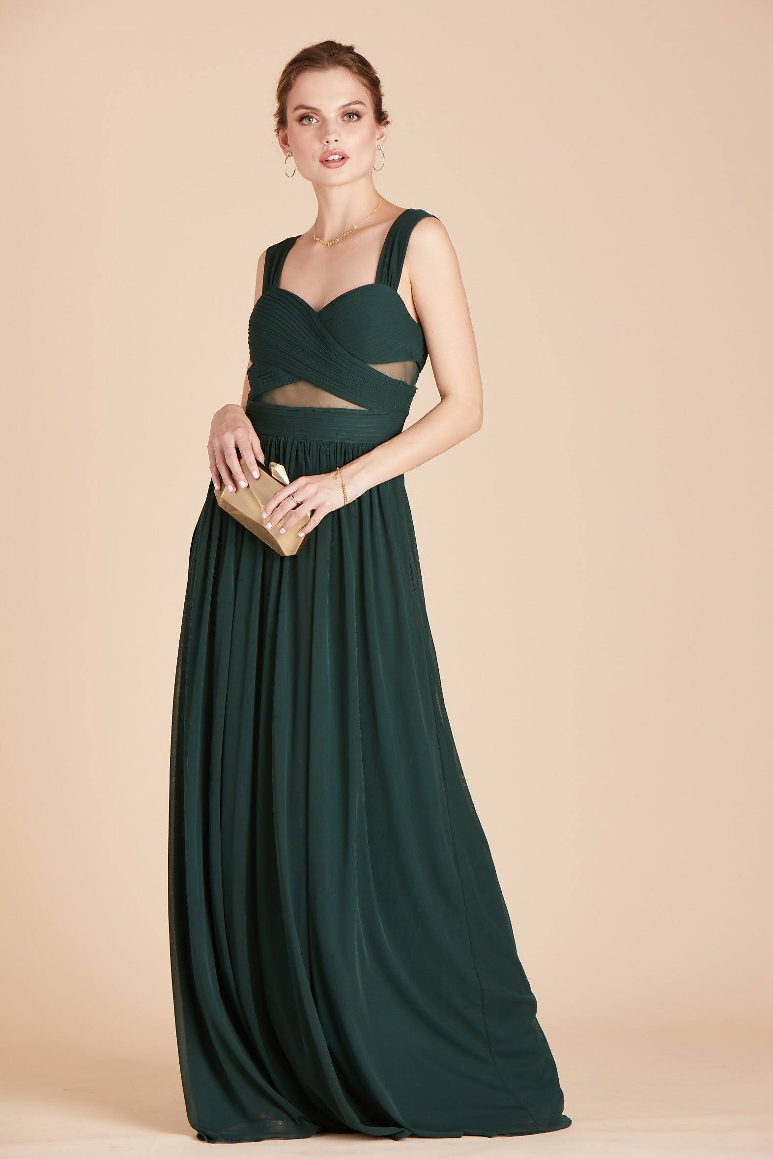 Birdy Grey Elsye Bridesmaid Dress in Emerald M / Emerald