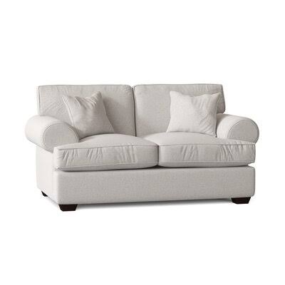 Workington 67x22 Rolled Arm Loveseat Body Fabric: Sustain Dursky Ivory