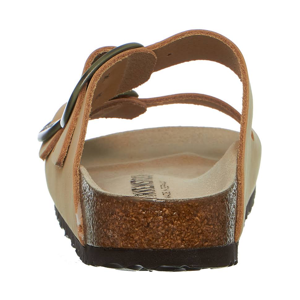 Birkenstock Womens Nubuck Leather Arizona Big Buckle | Almond | 101886