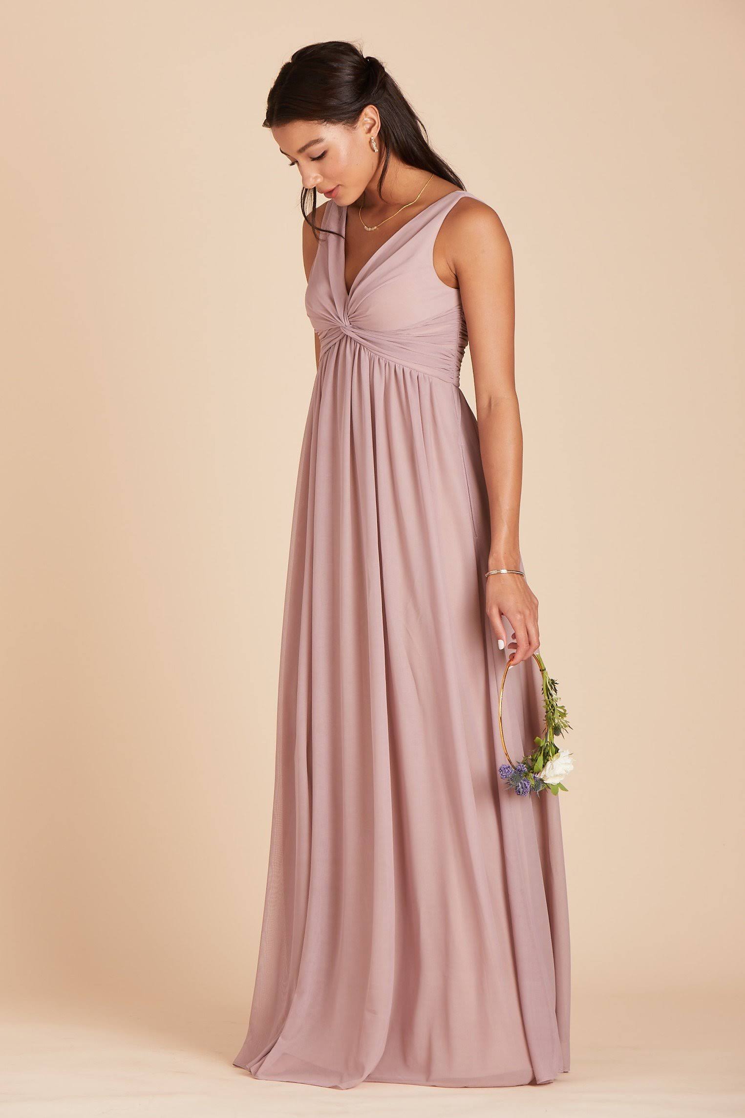 Birdy Grey Lianna Bridesmaid Dress in Mauve M / Mauve