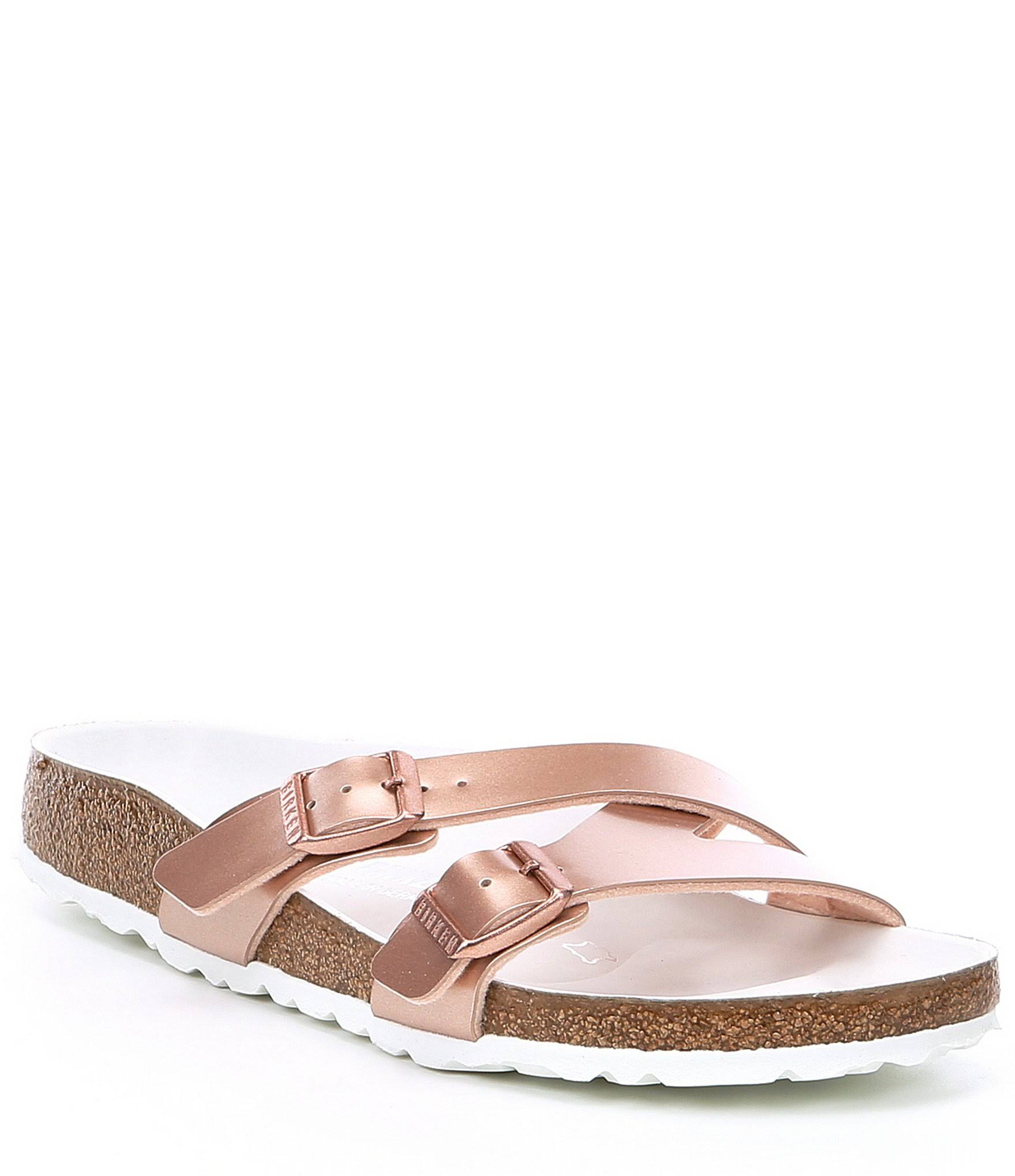 Birkenstock Yao Hex Sandals Metallic Copper 36