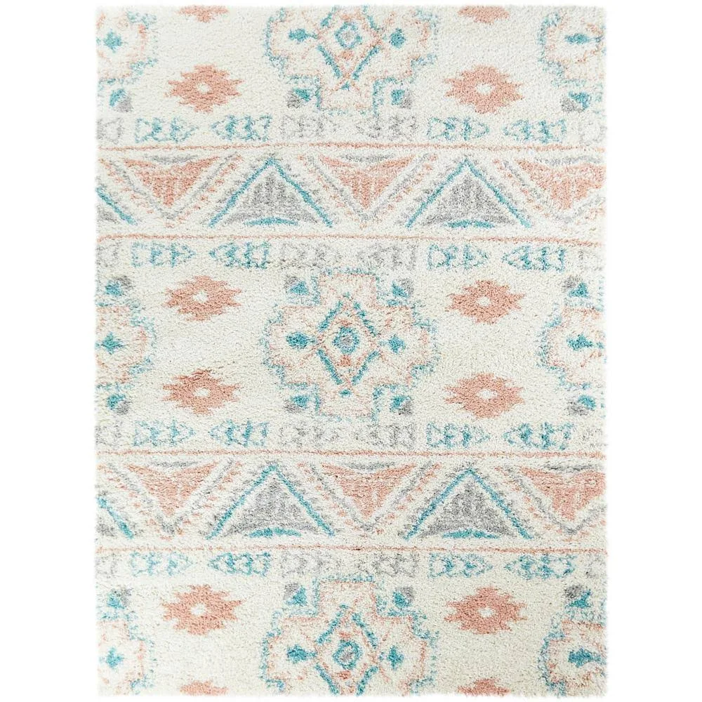 Balta Cortona Pink 5 ft. x 7 ft. Southwestern Shag Area Rug