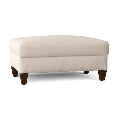 Birch Lane Fairchild 44x22 Rectangle Standard Slipcovered Ottoman Body Fabric: Bayou Natural