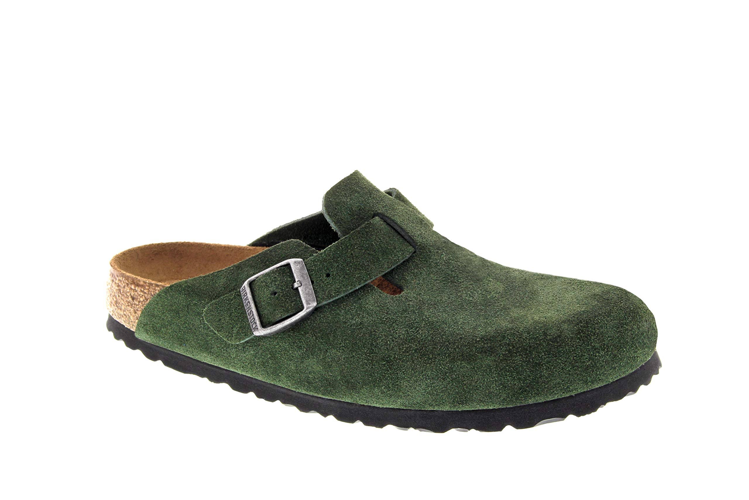 Birkenstock Boston Soft Footbed Clog, Mountain View Suede