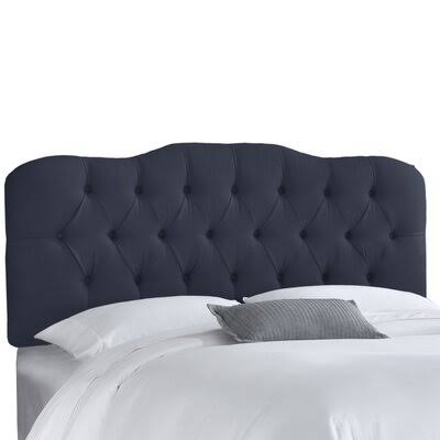 Michaela Upholstered Panel Headboard Size: California King, Upholstery: Navy