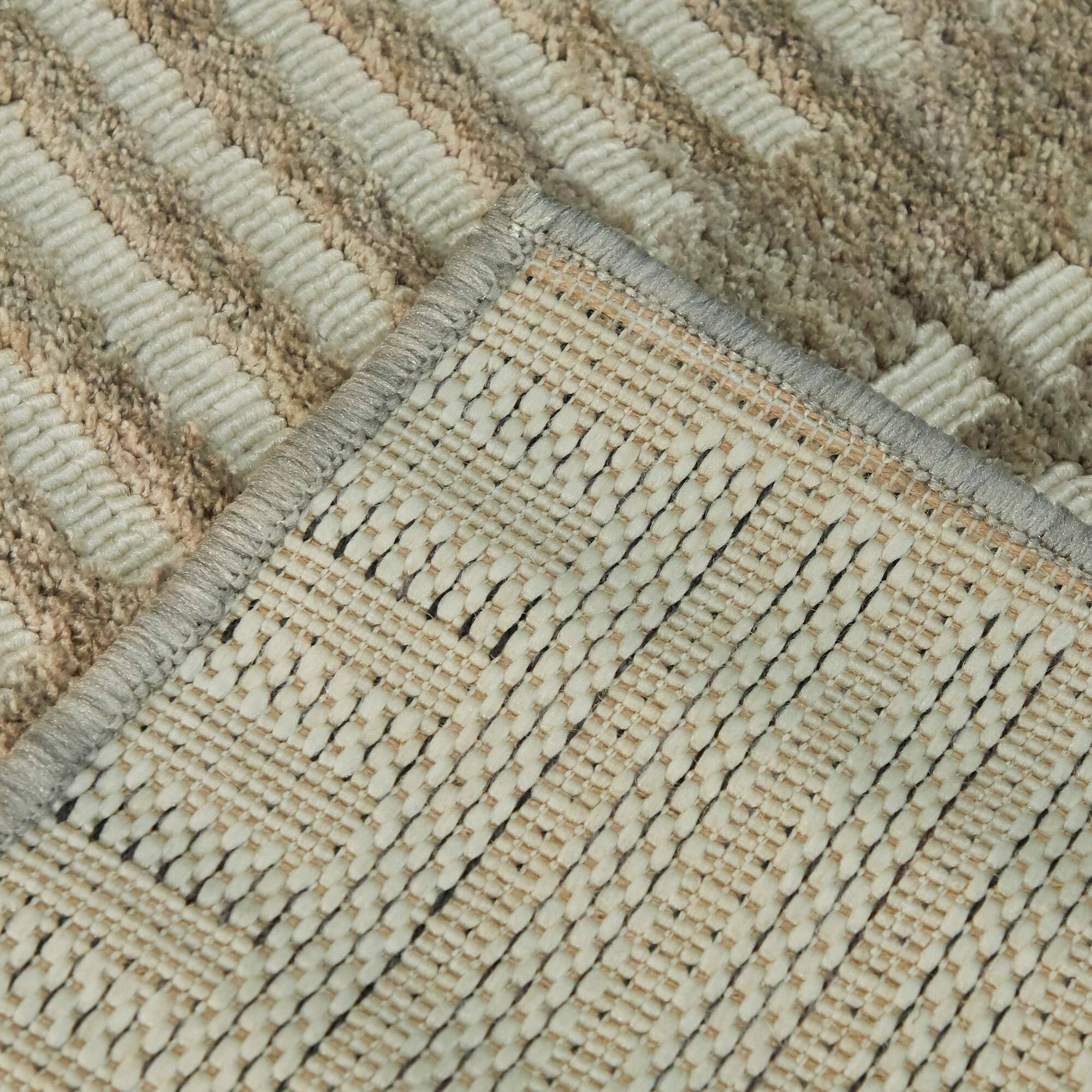 Sinclair Contemporary Area Rug - 5&3x22 x 7& - Tan