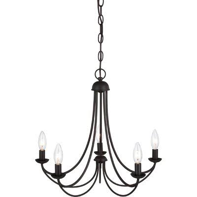 Emilia Candle Style Classic / Traditional Chandelier Size: 5 Light