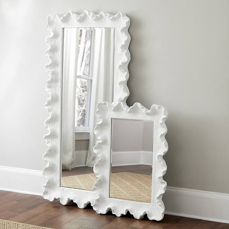Atoll Rectangular Mirror with Clear Glass Black 64x22 x 30x22 - Ballard Designs