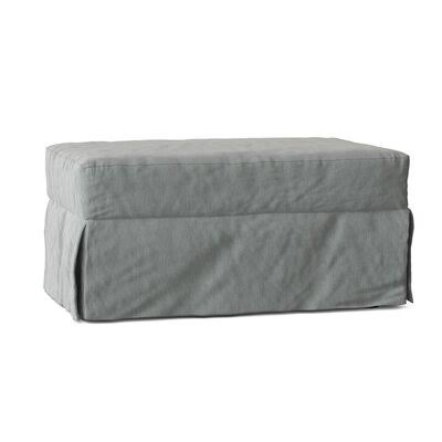 Birch Lane Fairchild 44x22 Rectangle Standard Ottoman Body Fabric: Sunbrella Cast Mist