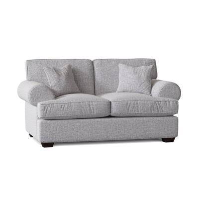 Workington 67x22 Rolled Arm Loveseat Body Fabric: Zula Pumice