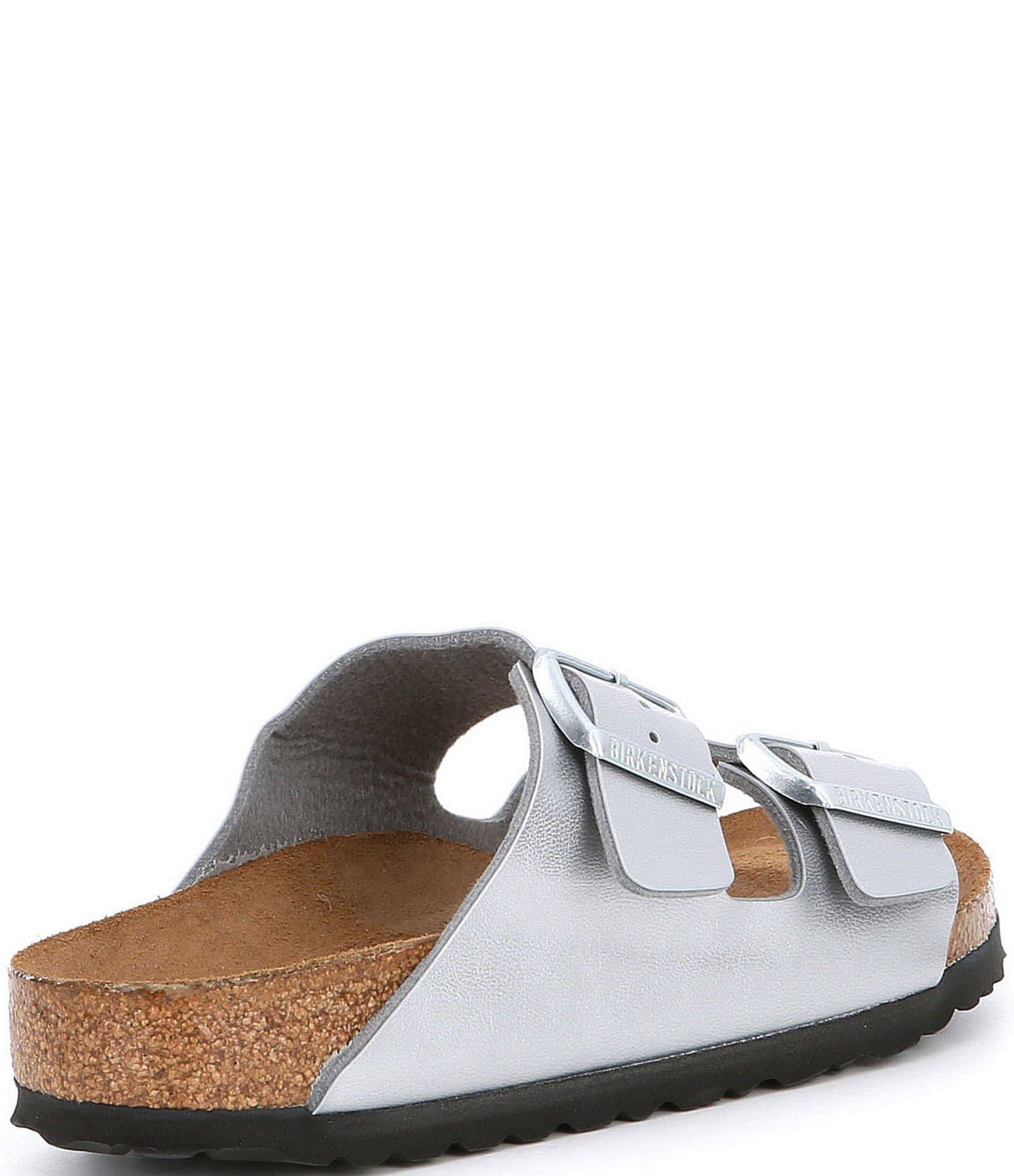 Birkenstock Arizona Soft Footbed Women's Silver Sandal Euro 37 US 6 - 6.5 N