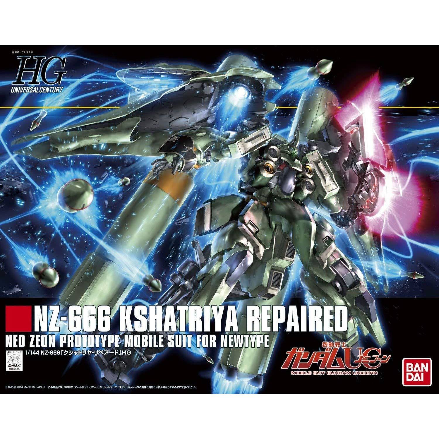 Bandai HGUC #179 Kshatriya Repaired Gundam UC Model Kit (1/144 )