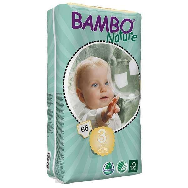 Bambo Nature Midi Nappies 66's