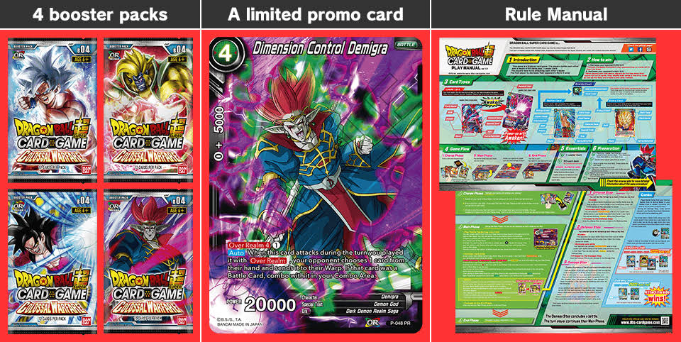 Dragon Ball Super Special Pack Set 4 Display - Colossal Warfare