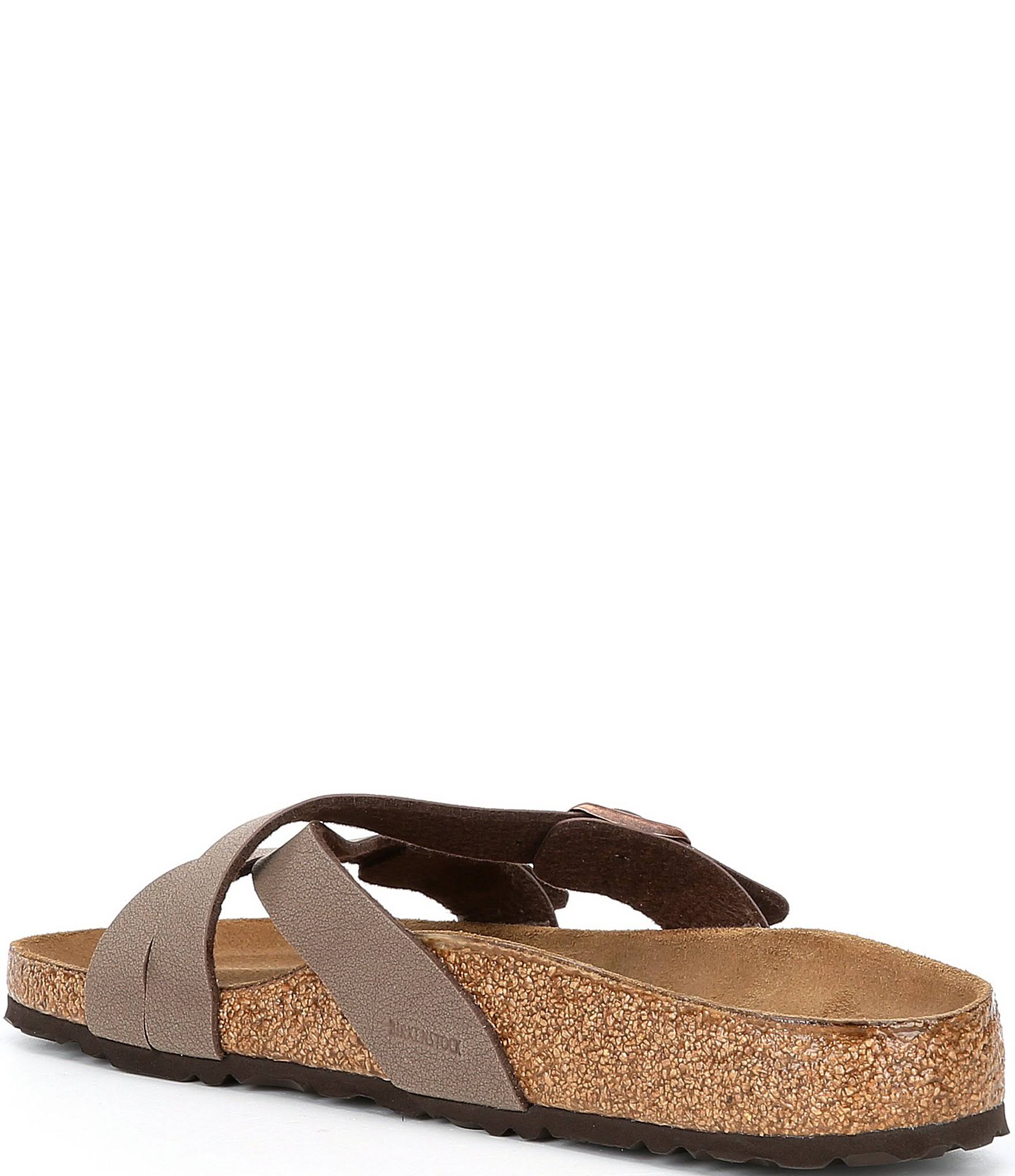 Birkenstock Women's Yao Slide - 37 Narrow - Mocha