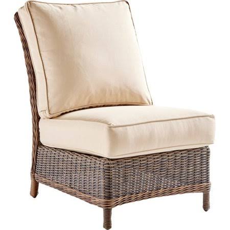 Mekhi 23.5x22 Wide Sunbrella Slipper Chair Upholstery: Sand