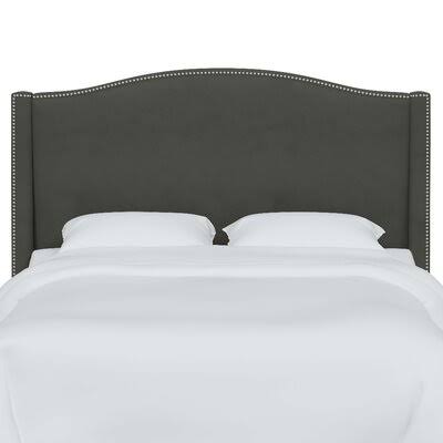 Orta Contemporary Upholstered Wingback Headboard Size: California King, Upholstery: Pewter
