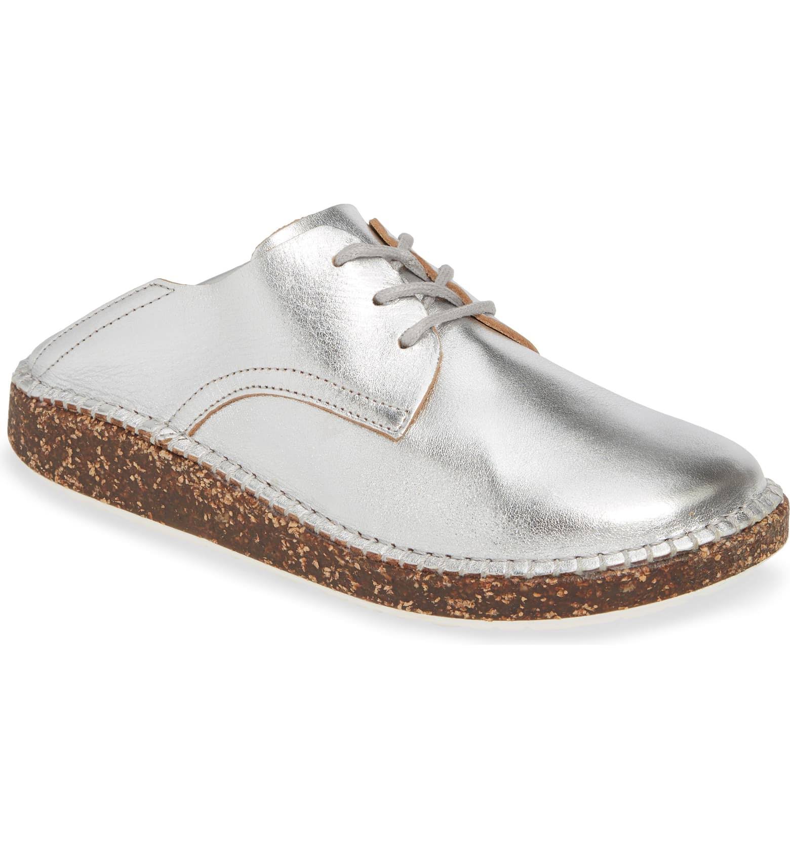 Birkenstock Women's Gary Silver Leather