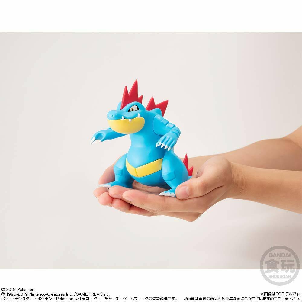 Bandai Pokemon Scale World Johto Feraligatr 1/20 Scale Figure