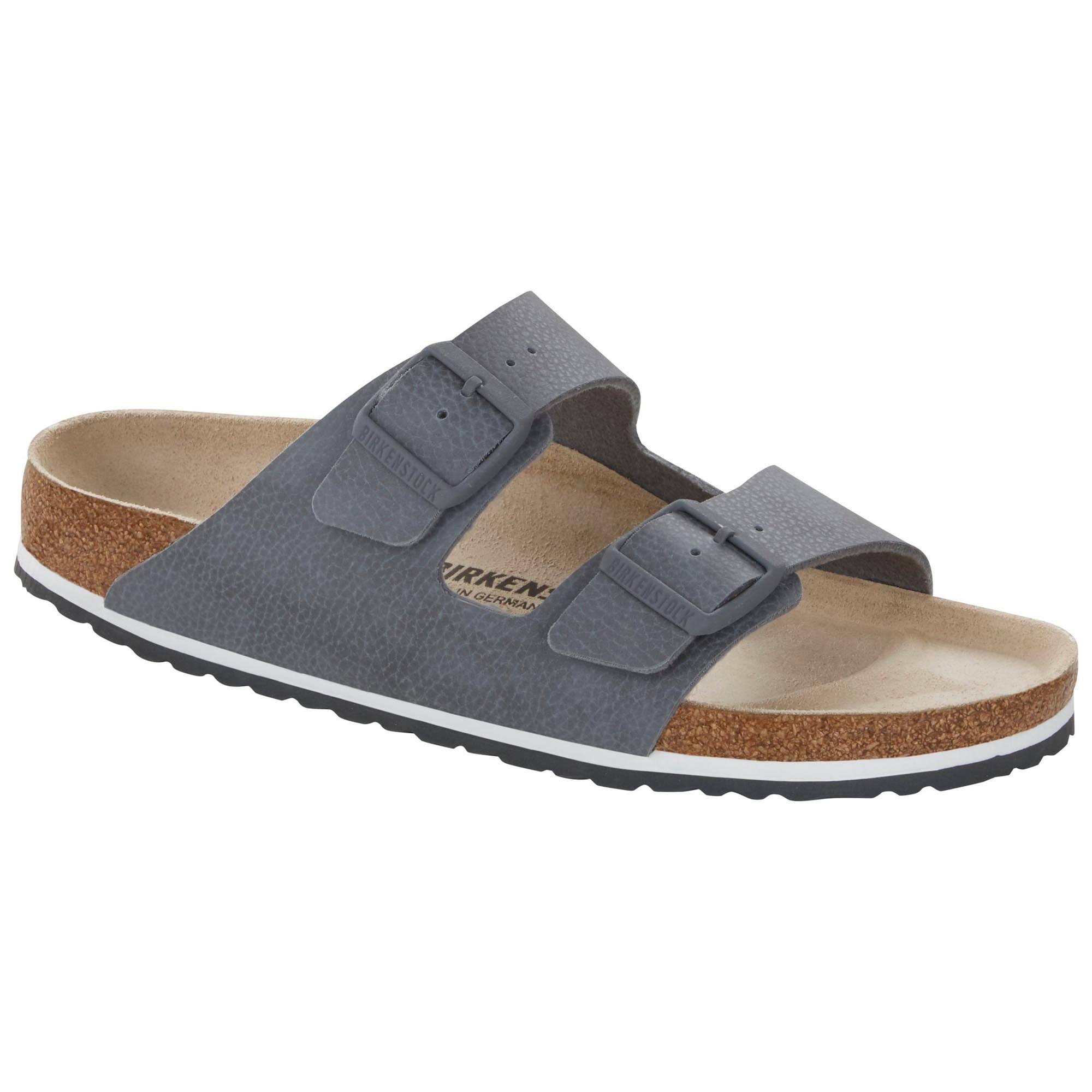 Birkenstock Arizona Birko Flor Regular Sandals - Desert Soil Gray
