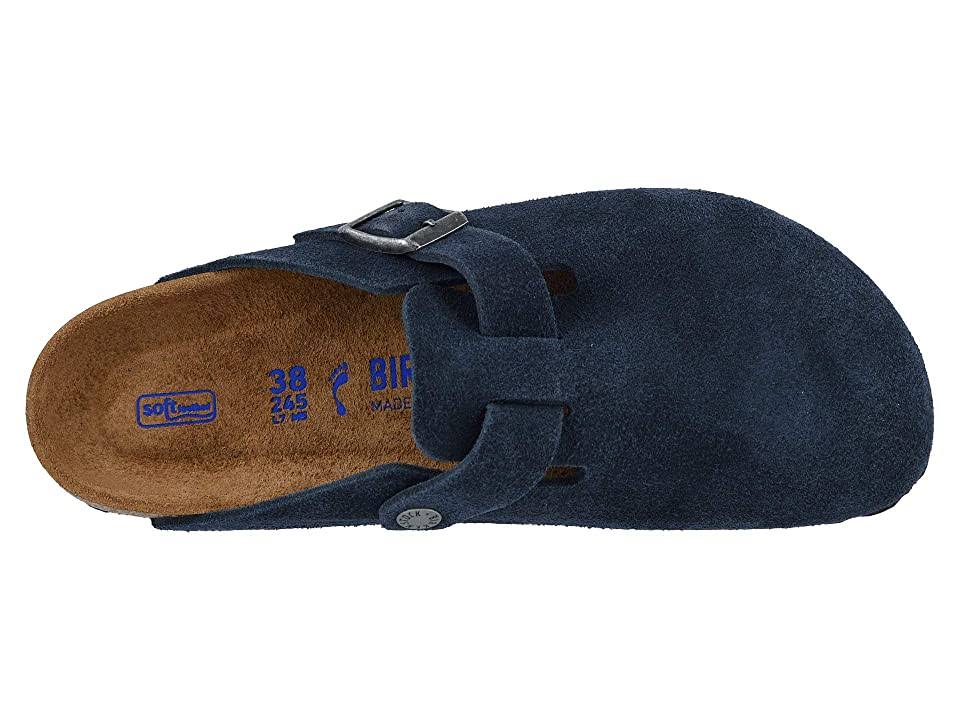 Birkenstock Boston Soft Footbed Clog Night Suede