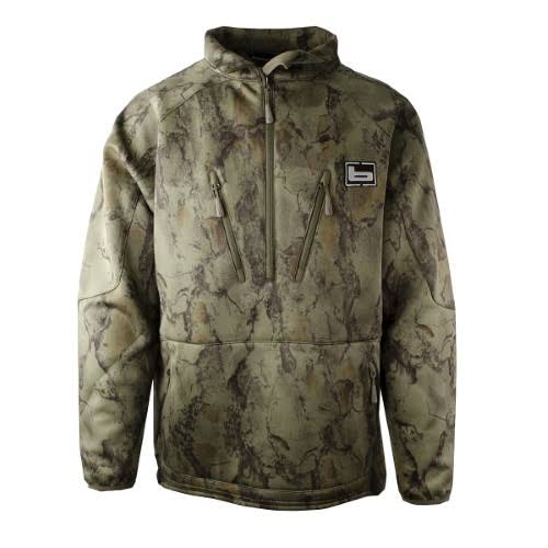 Banded Heavy Tec Fleece 1/2 Zip Pullover - Men's Natural Gear Extra Large B1010026-NG-XL