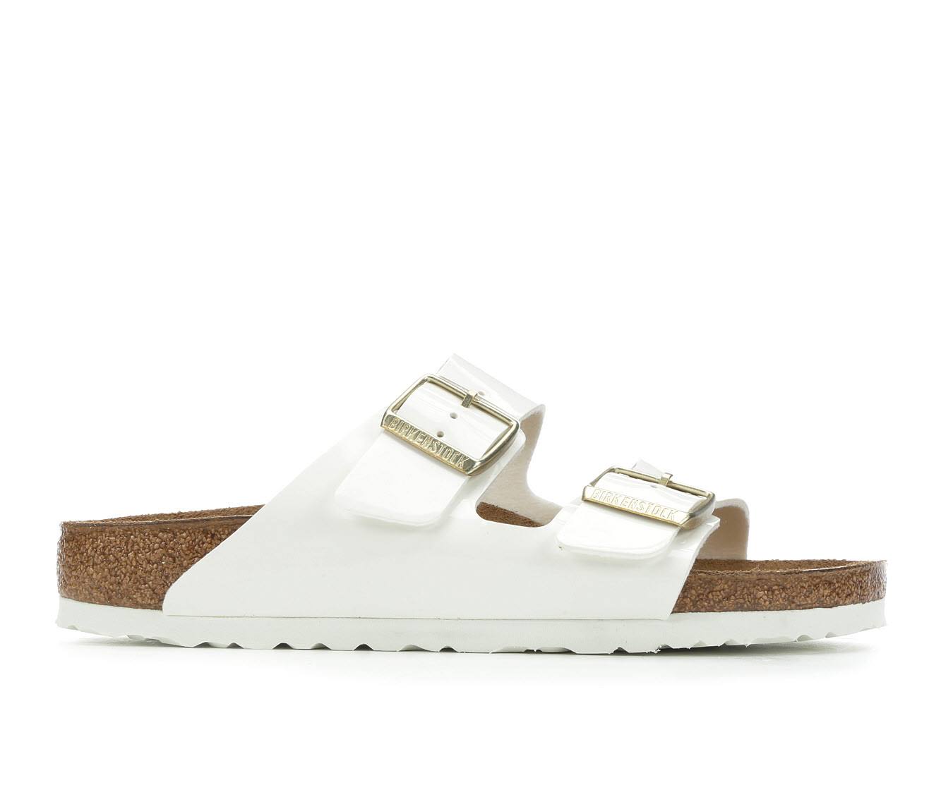 Women's Birkenstock Arizona White Patent Sandal 41 EU
