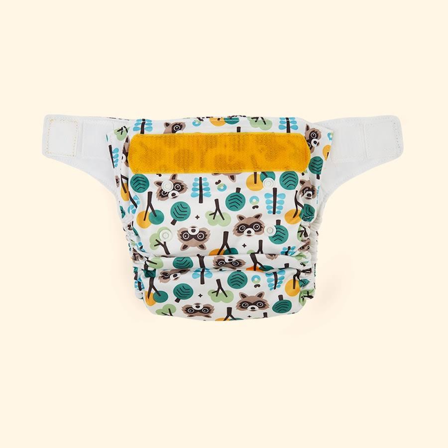 Bambino Mio Miosolo All-in-One Cloth Diaper Raccoon Retreat