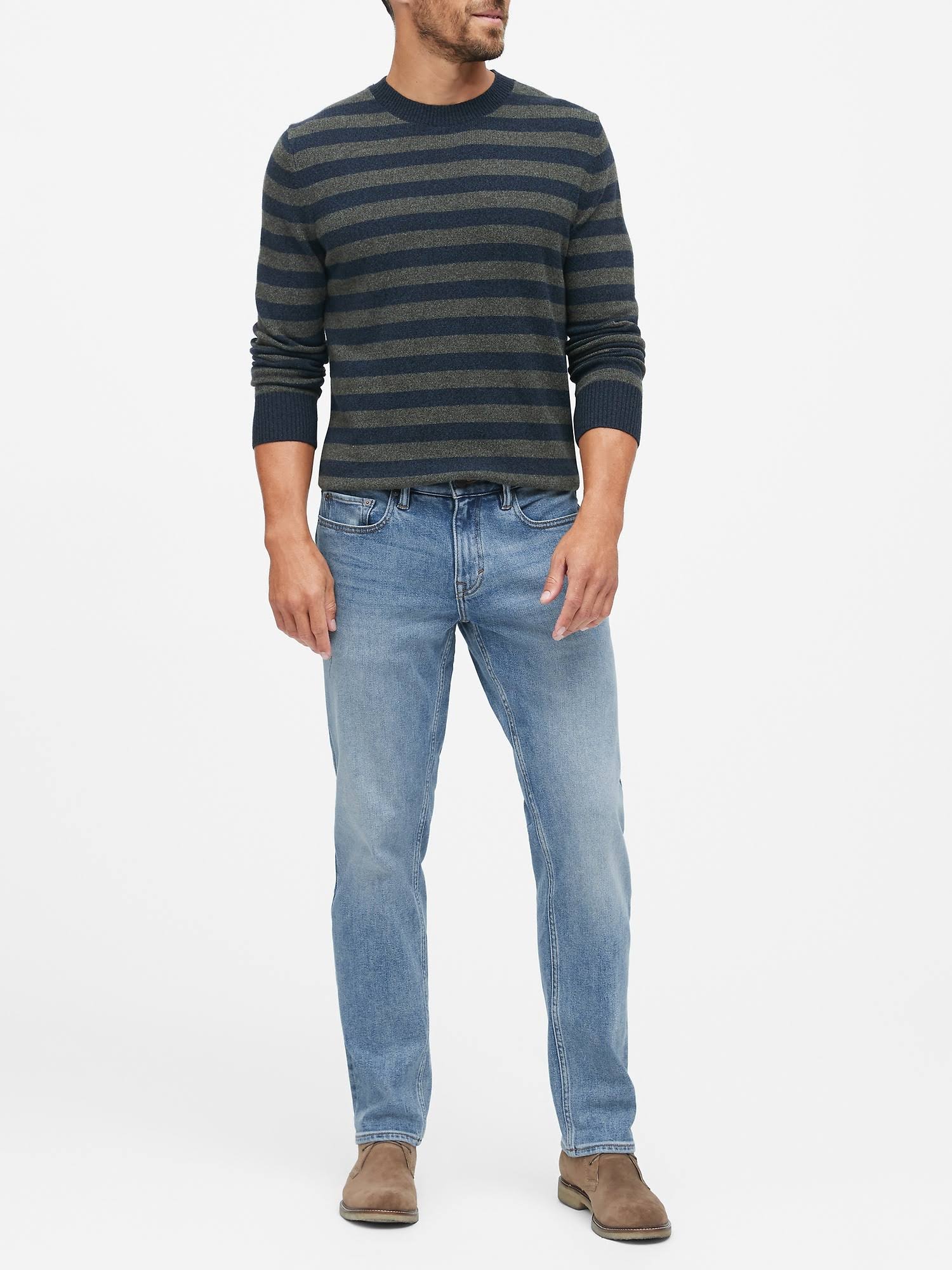 Banana Republic Men's Straight Legacy Jean Light Wash Size 30W 30L