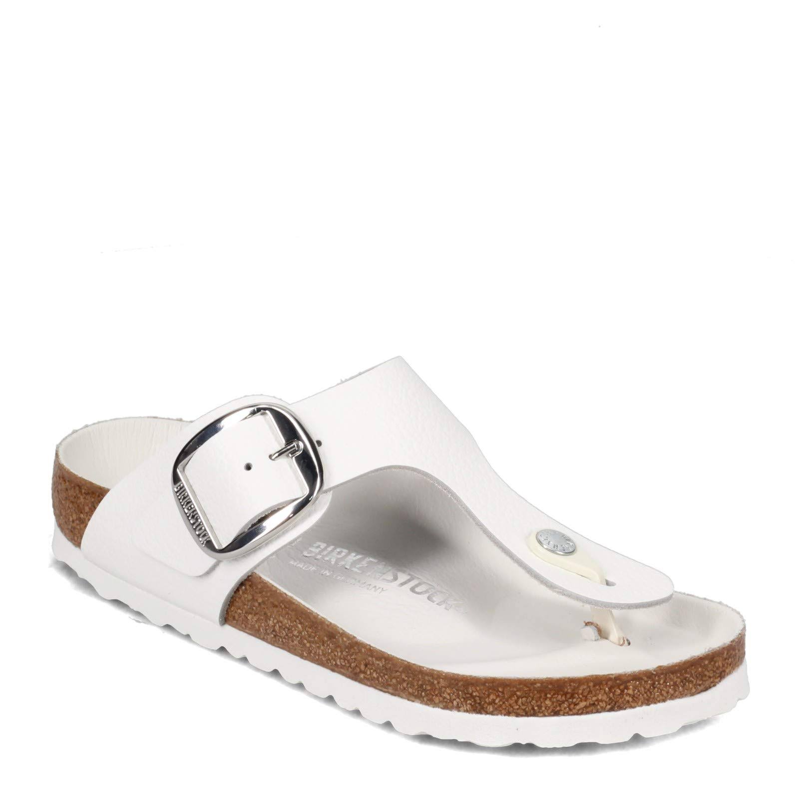 Birkenstock Women's Gizeh Big Buckle White Leather