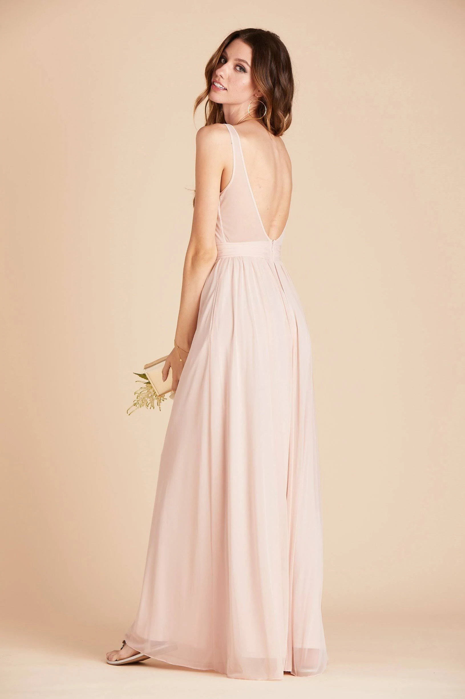 Birdy Grey Jan Bridesmaid Dress in Pale Blush 3XL / Pale Blush