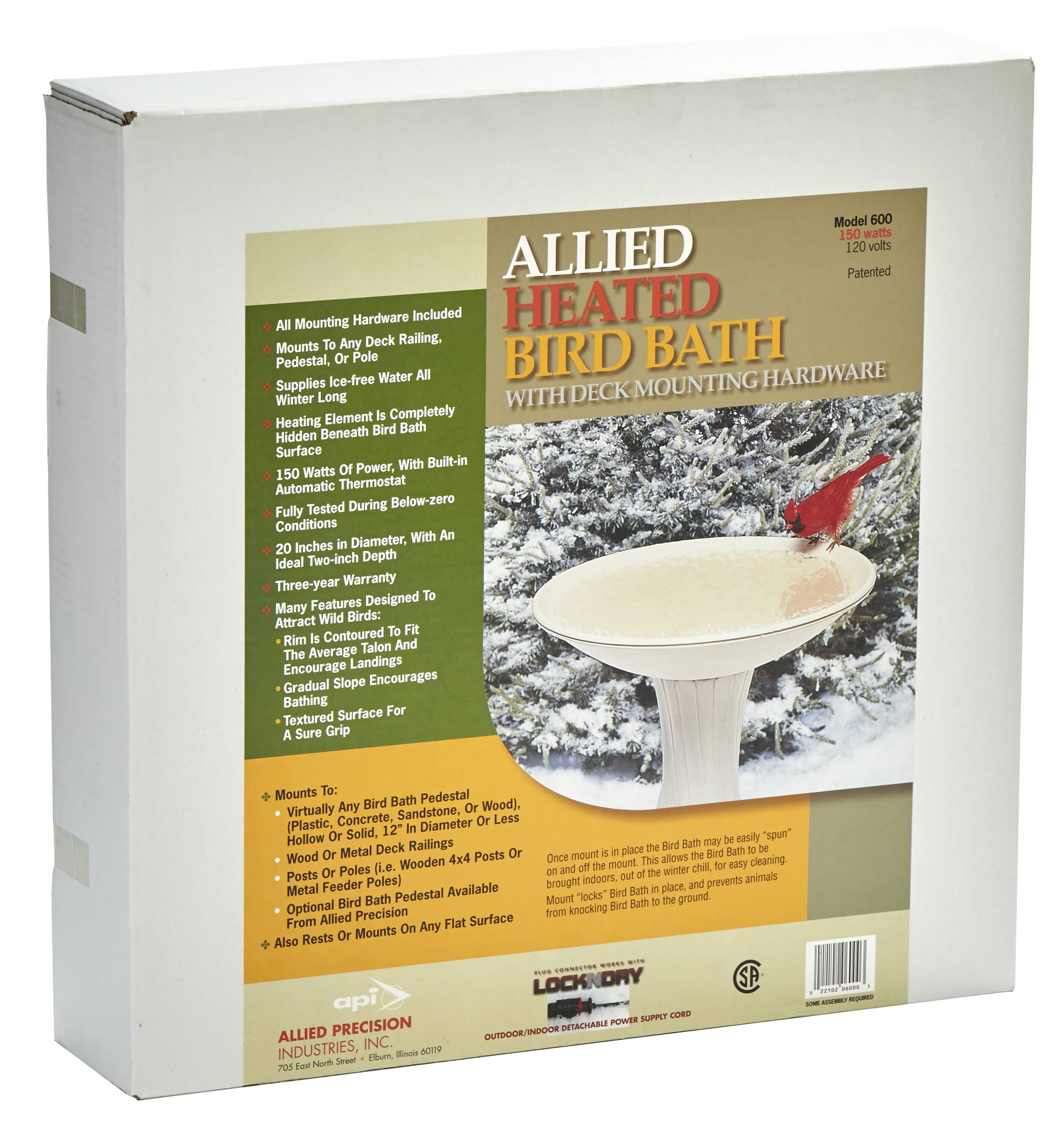 20x22 Heated Bird Bath