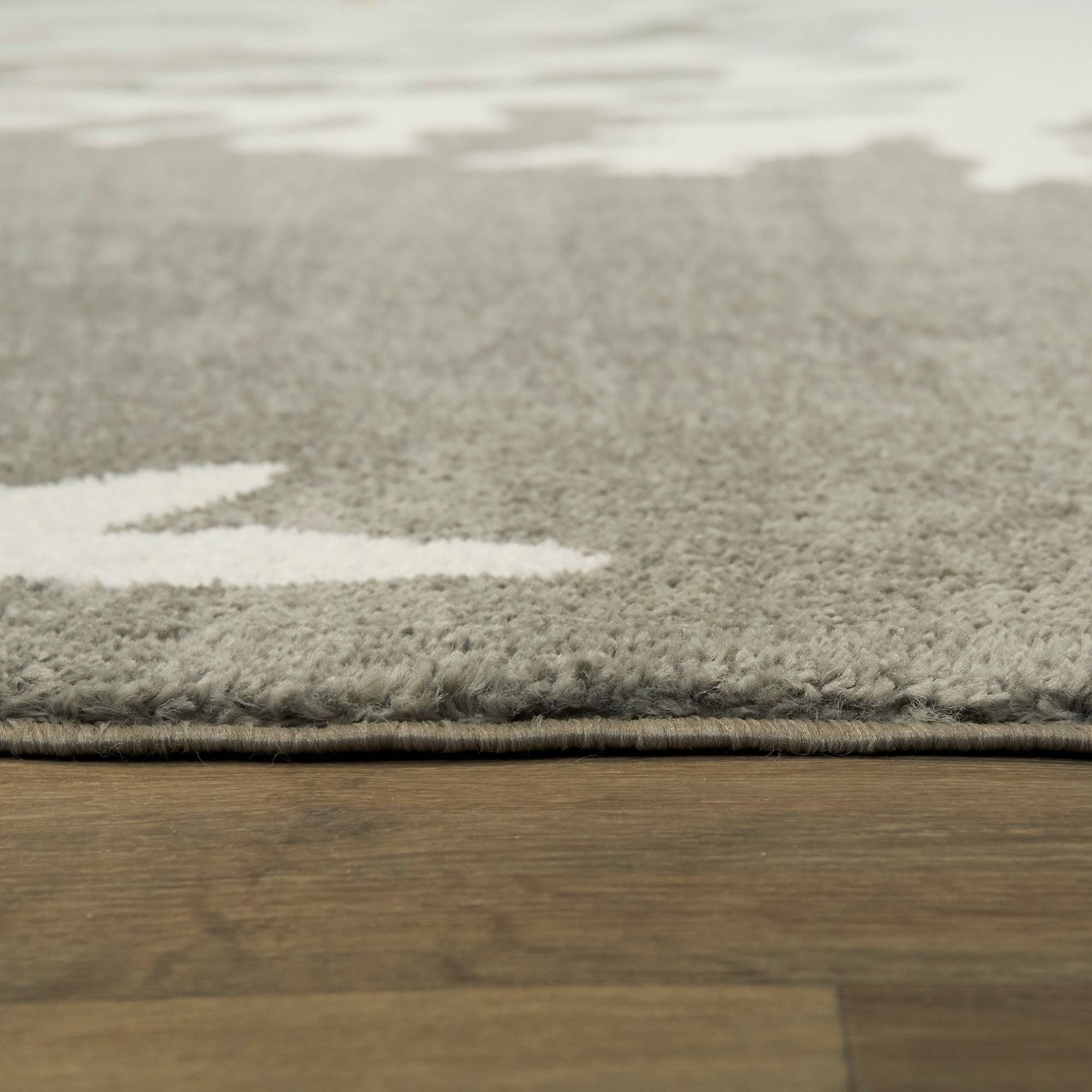 BALTA Alcester Blue 5 ft. x 7 ft. Coastal Coral Area Rug
