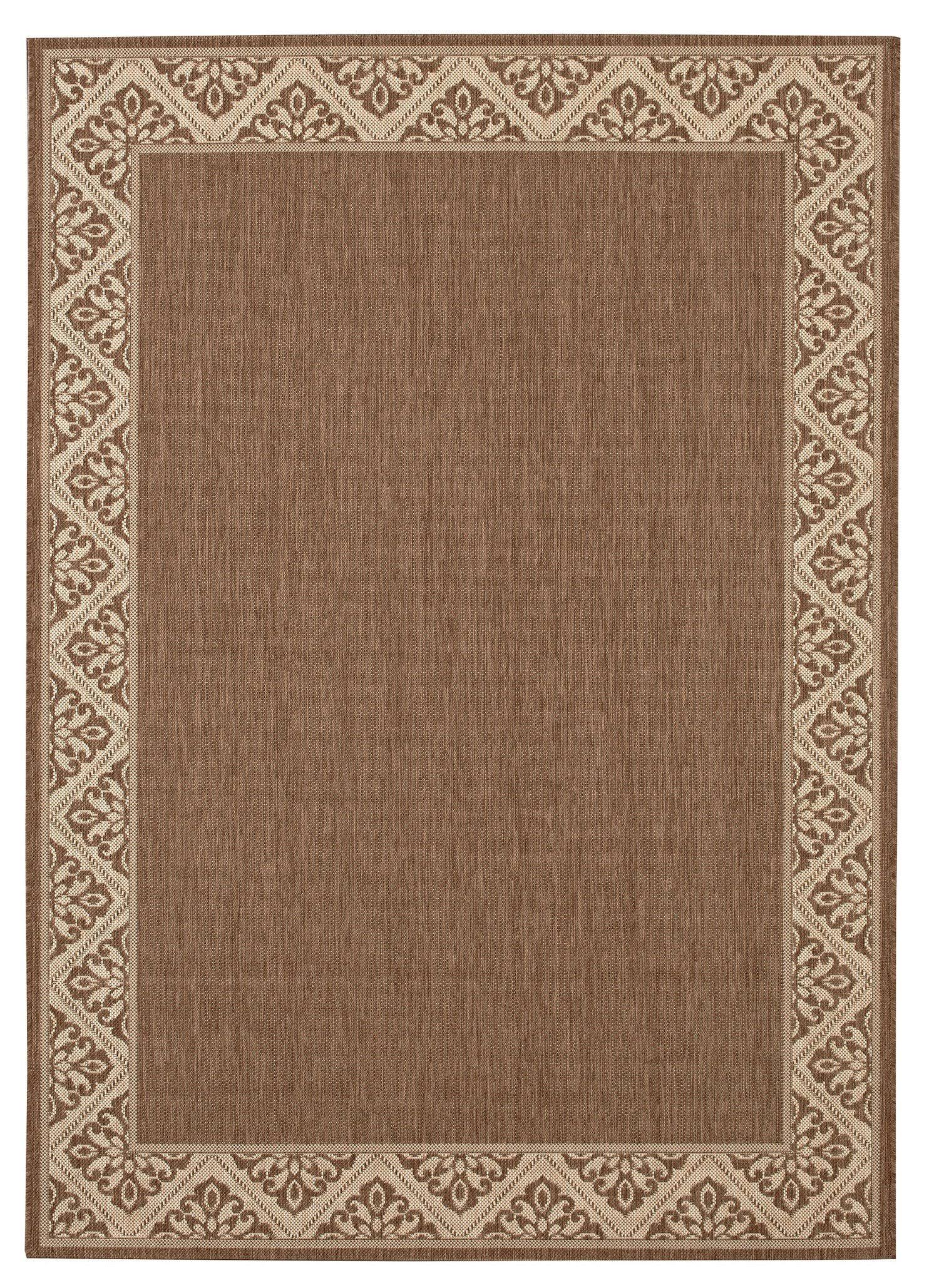 Signature Home Manor Indoor/Outdoor Area Rug (5&3 x 7&4 - Brown), BALTA