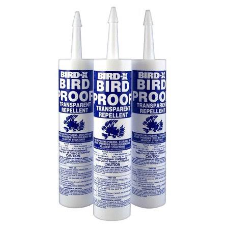 Bird Repellent Gel Repellent Pigeon Woodpecker Repellent Non-Toxic Formula 3-pk