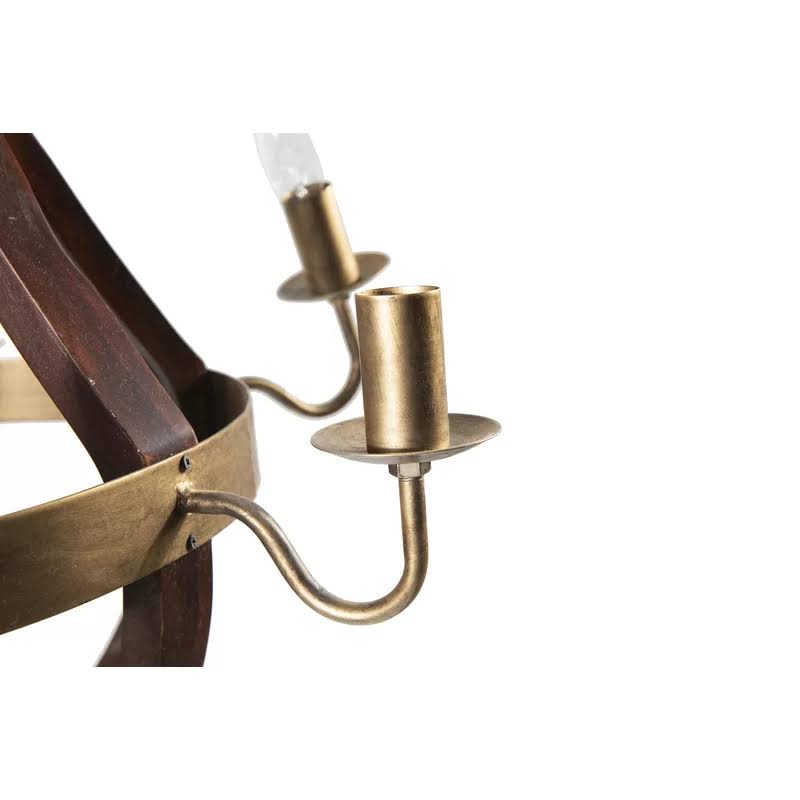 Phifer 6-Light Candle Style Empire Chandelier August Grove Finish: Bronze/Weathered Gray