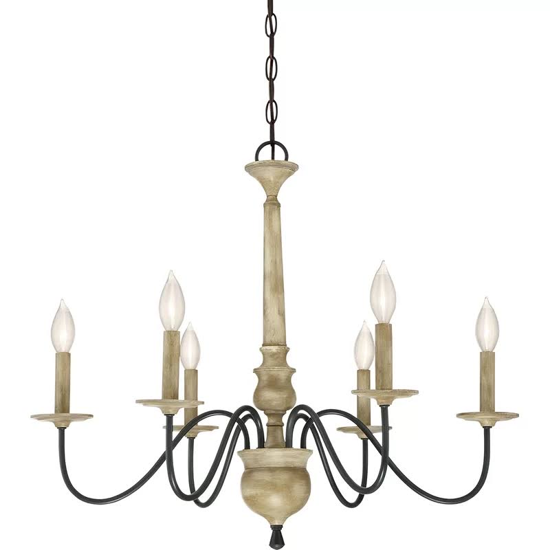 Helen 6 - Light Candle Style Classic / Traditional Chandelier