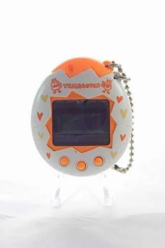 Masutachi Tamagotchi White Orange Bandai 1997 Edition