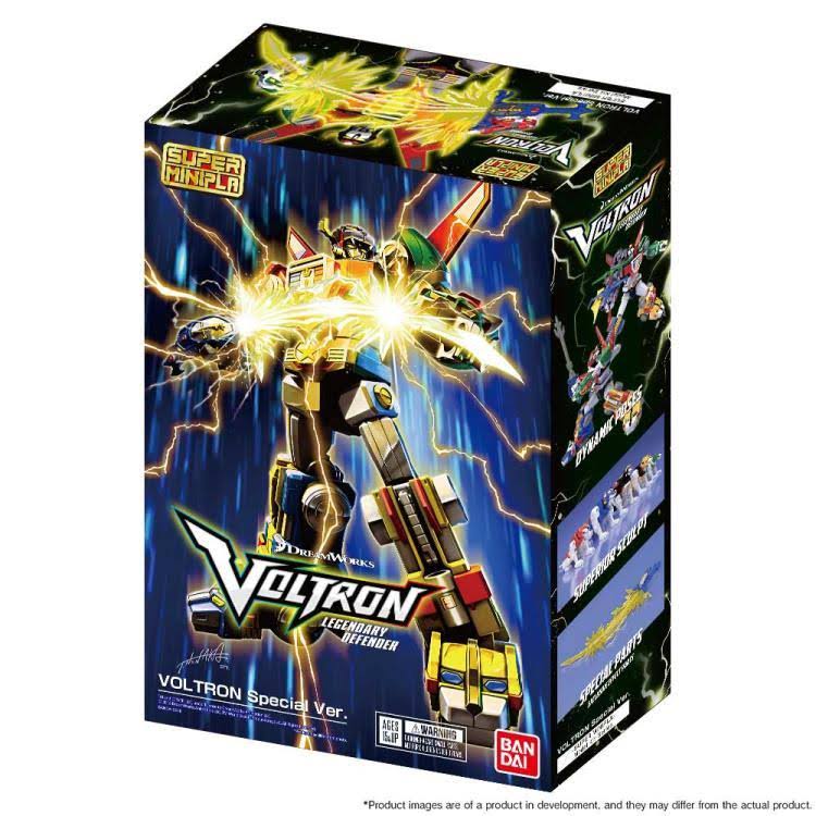 Voltron 2018 SDCC Exclusive Set Bandai Super Mini Pla Model Kit